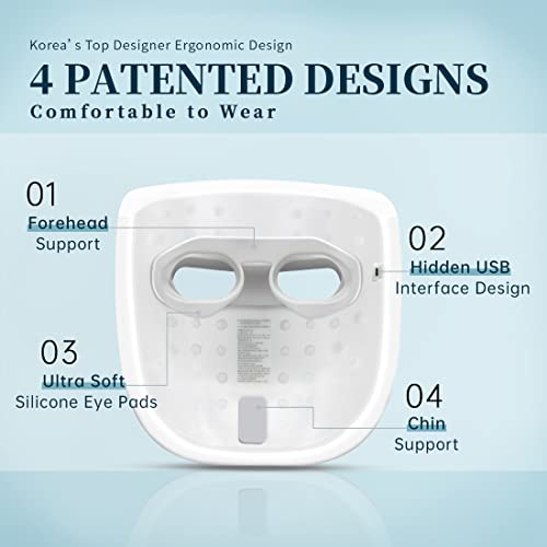 Wireless Infrared Light Therapy Mask for Skin Care