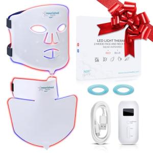 LED Face and Neck Mask - Near-Infrared Therapy