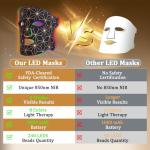8-Color LED Red Light Therapy Face Mask