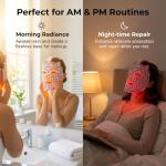 Pink LED Red Light Therapy Face Mask