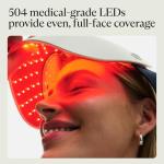 Cordless LED Face Mask with Infrared Light Massage