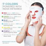 7-Color LED Face & Neck Mask with Infrared Therapy