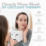 7-Color LED Face & Neck Mask with Infrared Therapy