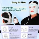 Supersred Rechargeable Red Light Therapy Face Mask