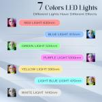 7-Color LED Red Light Therapy Facial Mask