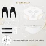 FOLOKE 3-in-1 LED Infrared Therapy Face Mask
