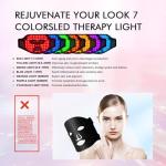 Duevie 7-Color Red Light Therapy Facial Mask