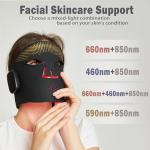 Wireless Red Light Therapy Face Mask for Anti-Aging