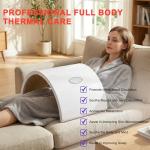 Far Infrared Device 180 Degree Surround Heating Portable Foldable Spa Beauty Salon Skin Care Muscle Tension Elitzia ETIN18