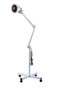 Beauty Style Professional Infrared Red Heat Lamp Stand Skin Care 110V Adjustable Height