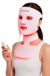 AmazValue LED Light Therapy Mask for Face and Neck – Red 630nm, Blue 415nm & Near-Infrared 830nm Light – Anti-Aging, Wrinkle Reduction, Skin Firming, and Radiance-Boosting Home Skincare Device