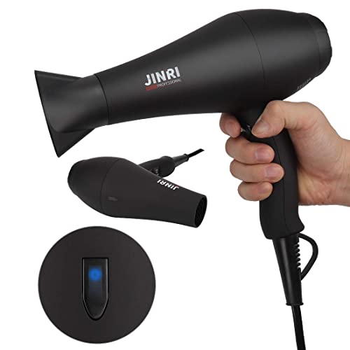 Professional Infrared Hair Dryer with Ionic Technology & Accessories