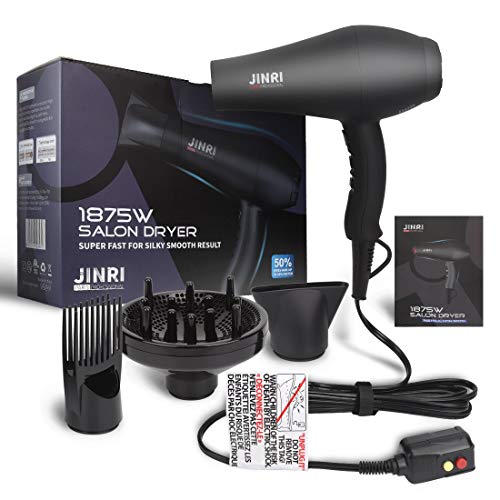 Professional Infrared Hair Dryer with Ionic Technology & Accessories