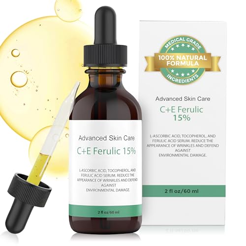 Vitamin C E Ferulic Acid Serum for Glowing Skin