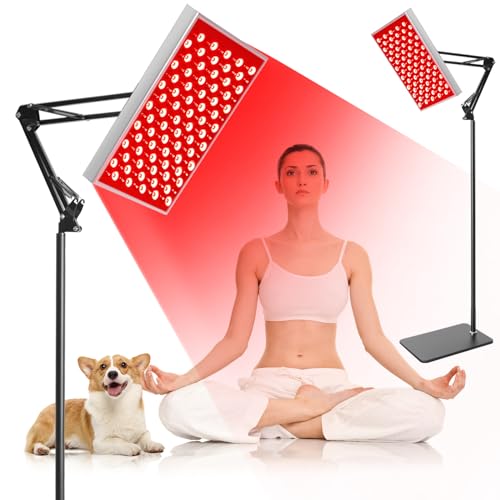 Red Light Therapy Device with Stand for Body and Face