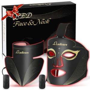 LuxRenew Red Light Therapy Mask for Face & Neck