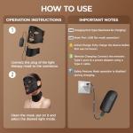 LED Red Light Therapy Mask with Neck Device