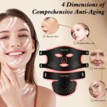 YOEYOU Portable Red Light Therapy Mask for Face