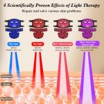 YOEYOU Portable Red Light Therapy Mask for Face