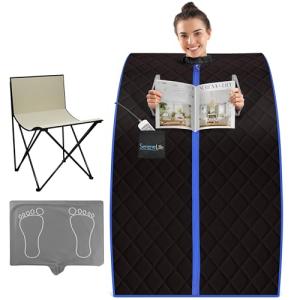 Portable Infrared Sauna Tent with Heated Foot Pad