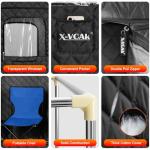 X-Vcak Portable Relaxation Sauna Box with Steamer