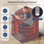 Portable Infrared Sauna Tent with Heated Foot Pad