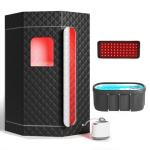 Portable Infrared Sauna and Red Light Therapy Combo