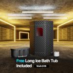 Portable Infrared Sauna and Red Light Therapy Combo