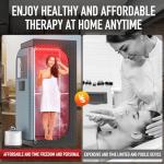 ISIDO Portable Infrared Steam Sauna with Red Light