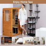 Real Relax Home Sauna with Far Infrared Lights