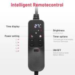 LEDINO Red Light Therapy Lamp for Pain Relief