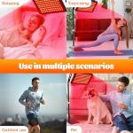 2-in-1 Red Infrared Light Therapy Lamp