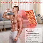 Red Light Therapy Lamp for Body and Face