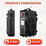 Dual Chip Red Light Therapy Panel for Body