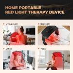 Red Light Therapy Panel with Stand for Face & Body
