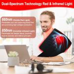 Wearable Red Light Therapy Pad for Pain Relief