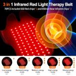 Red Light Therapy Belt for Pain Relief & Healing