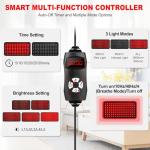 Portable Red Light Therapy Mat for Pain Relief