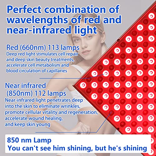 Infrared LED Red Light Therapy Panel - Body Lamp