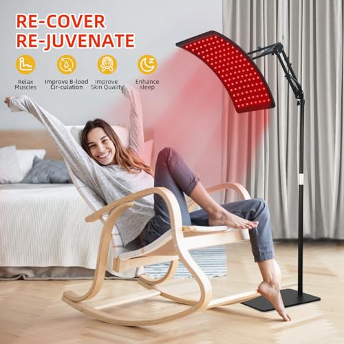Red Light Therapy Lamp for Face and Body