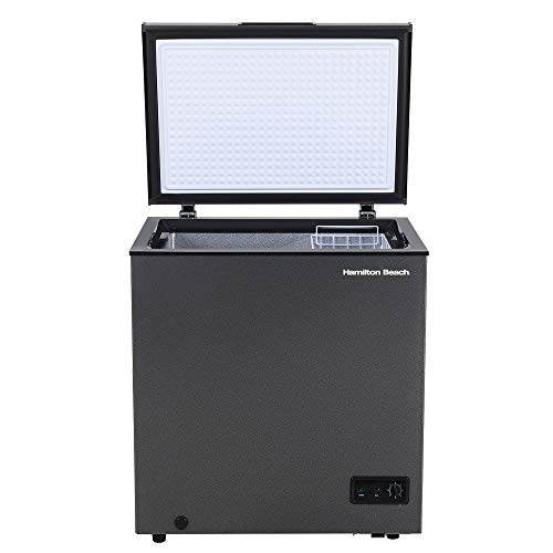 Hamilton Beach, HBFRF513 Chest Deep Freezer, 5 Cu. Ft. Capacity, Granita Design