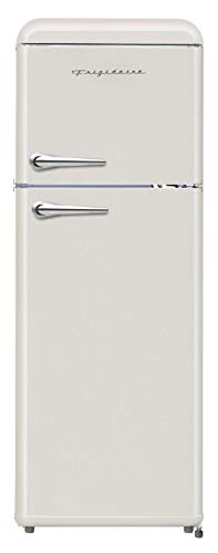 FRIGIDAIRE EFR756-CREAM Retro Refrigerator, 2 Door, 7.5 cu ft