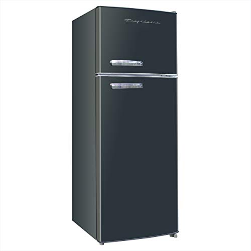 Frigidaire EFR753 Retro Apartment Size Refrigerator - Black, 7.5 Cu Ft