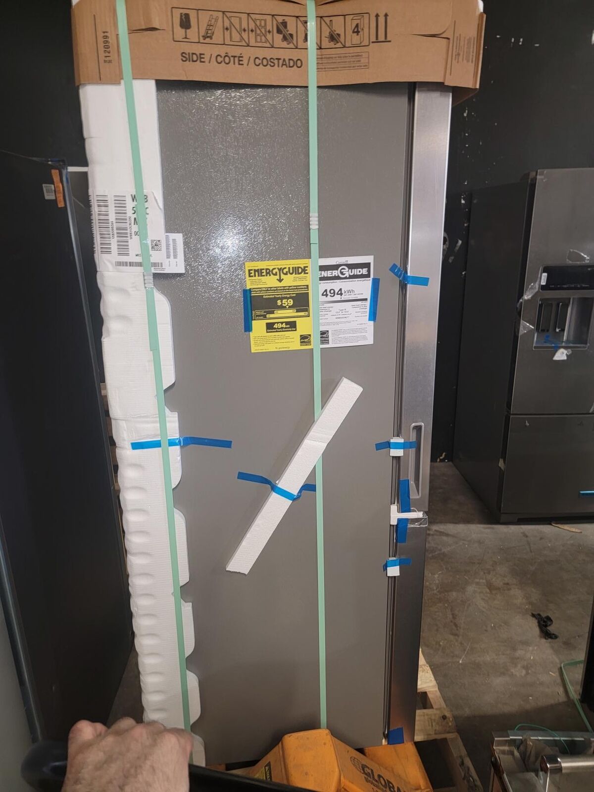 Whirlpool WRB543CMJZ 12.7 Cu. Ft. Bottom-Freezer Counter Depth Refrigerator