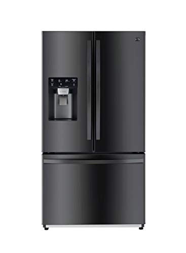 Kenmore 75507 French Door Bottom Freezer, Black Stainless 25.5 cu ft