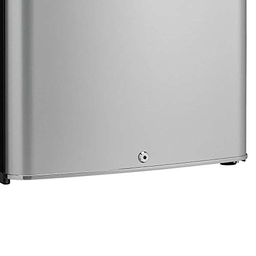 Danby DAR044A6DDB Contemporary Classic 4.4 Cu.Ft. Mini Fridge, Compact Refrigerator for Bedroom, Living Room, Bar, Dorm, Kitchen, Office, E-Star in Silver, 3 Sq Ft