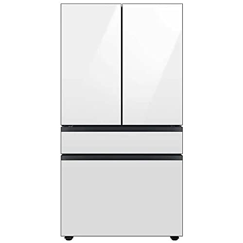 SAMSUNG Bespoke RF29BB860012 4-Door French Door Refrigerator - White 29 Cu. Ft.