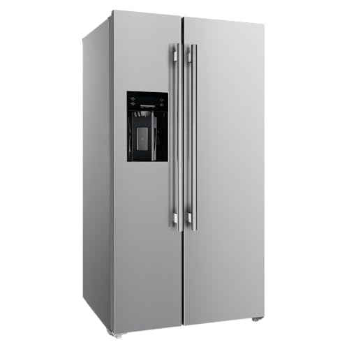 Forno Salerno 36" FFRBI1844-36SB French Door Refrigerator and Freezer- Stainless Steel