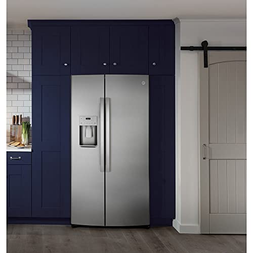 GE 36" Side by Side Refrigerator Stainless Steel