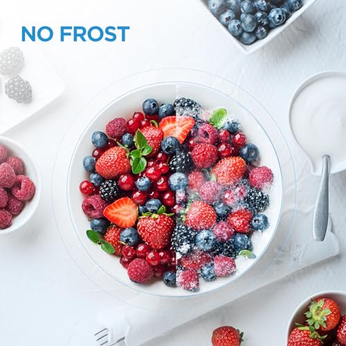 Midea MRB19B5AST 18.7 cu ft  Stainless Steel Bottom Mount Frost-free Refrigerator